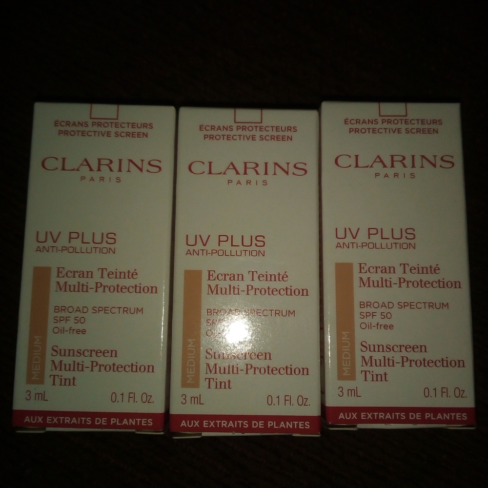 Clarins TINTED UV plus x3